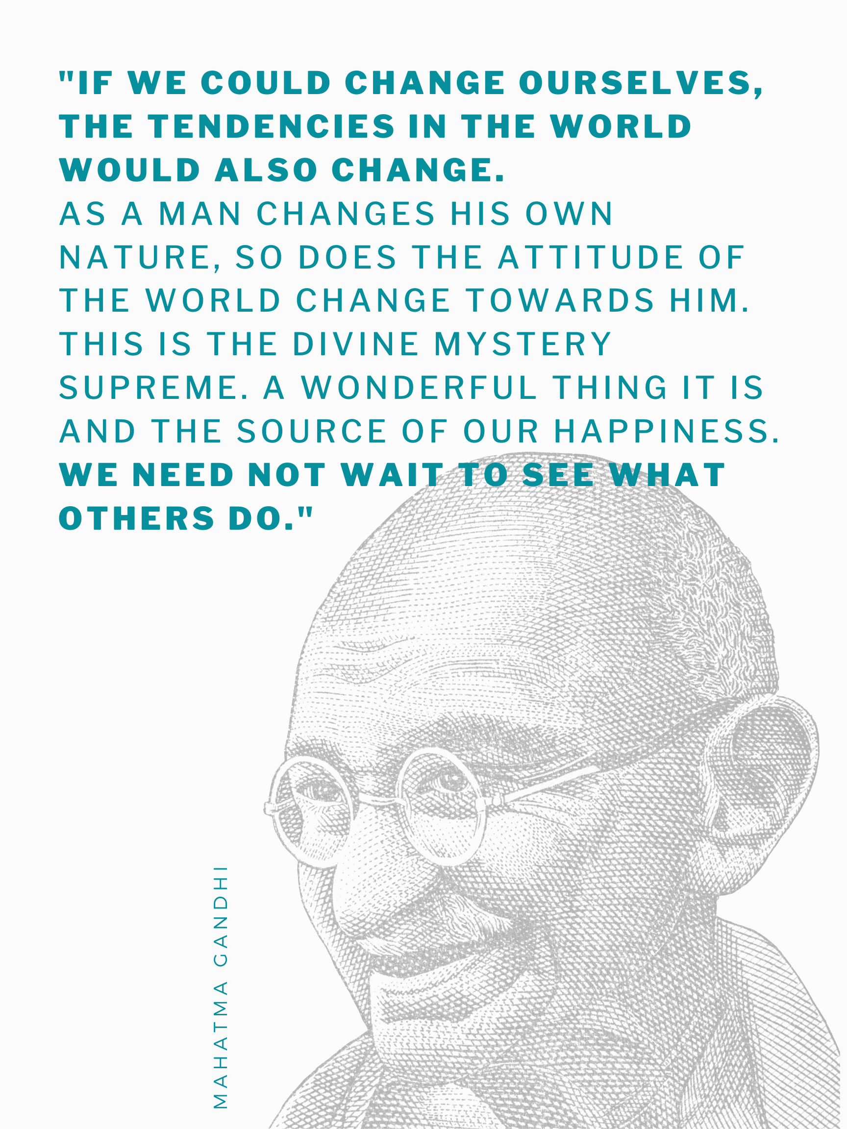 gandhi quotes be the change tumblr