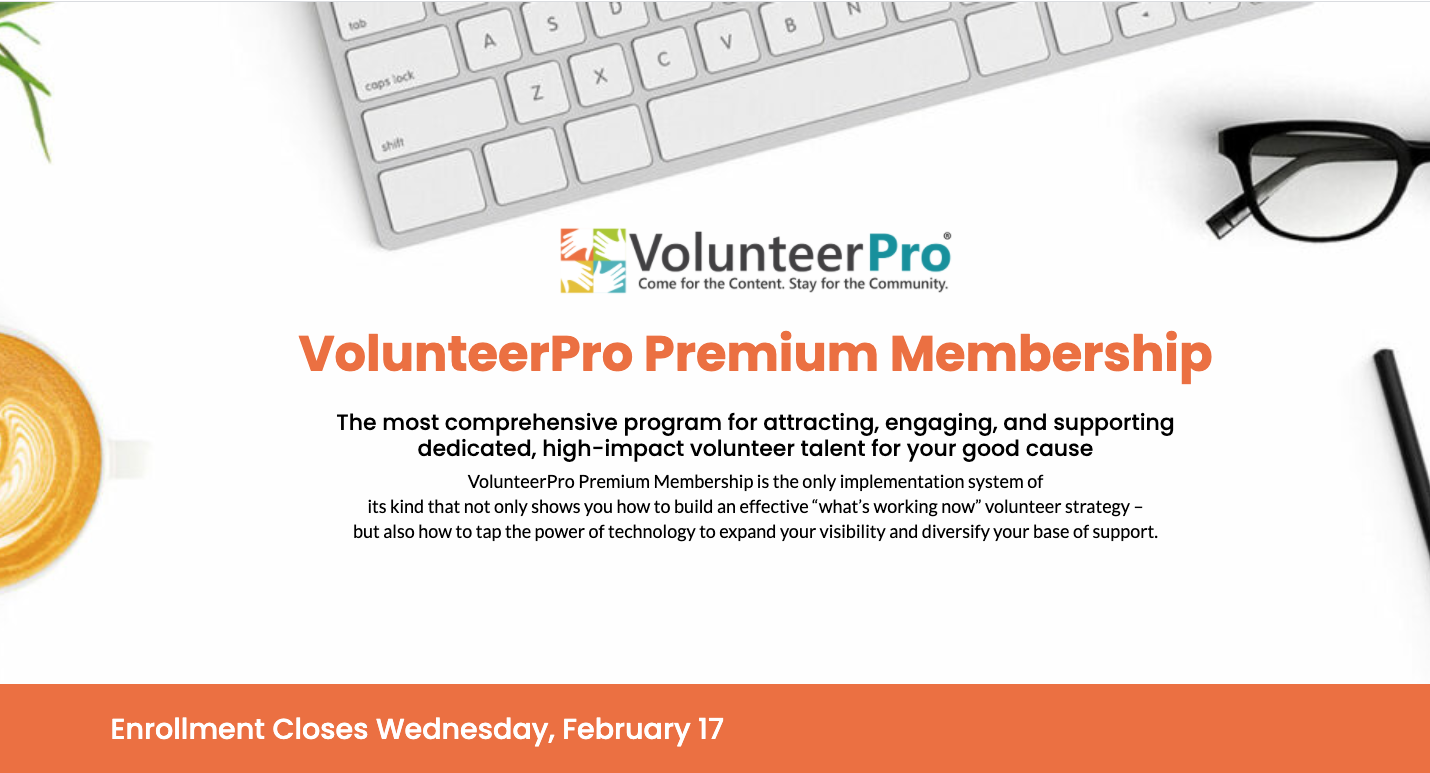 volunteerpro premium membership