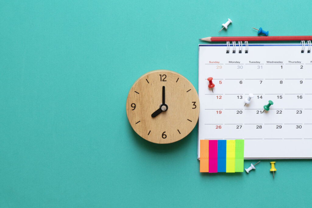 time saving tips for volunteer managers calendar