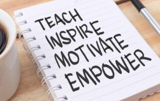 lead volunteers teach inspire motivate empower
