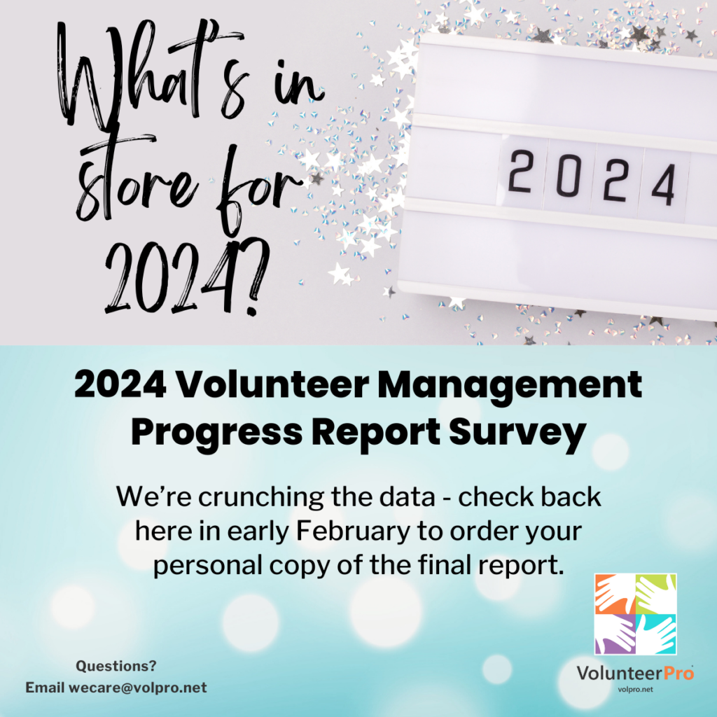 volunteer management progress report